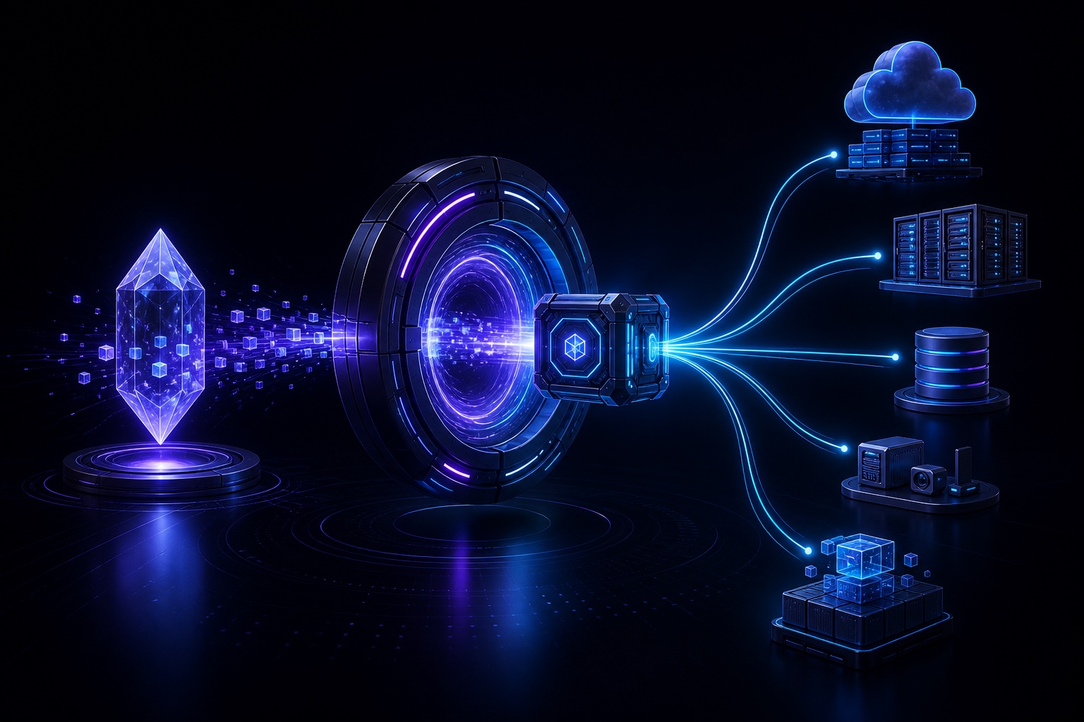 A portable model module distributed to enterprise environments